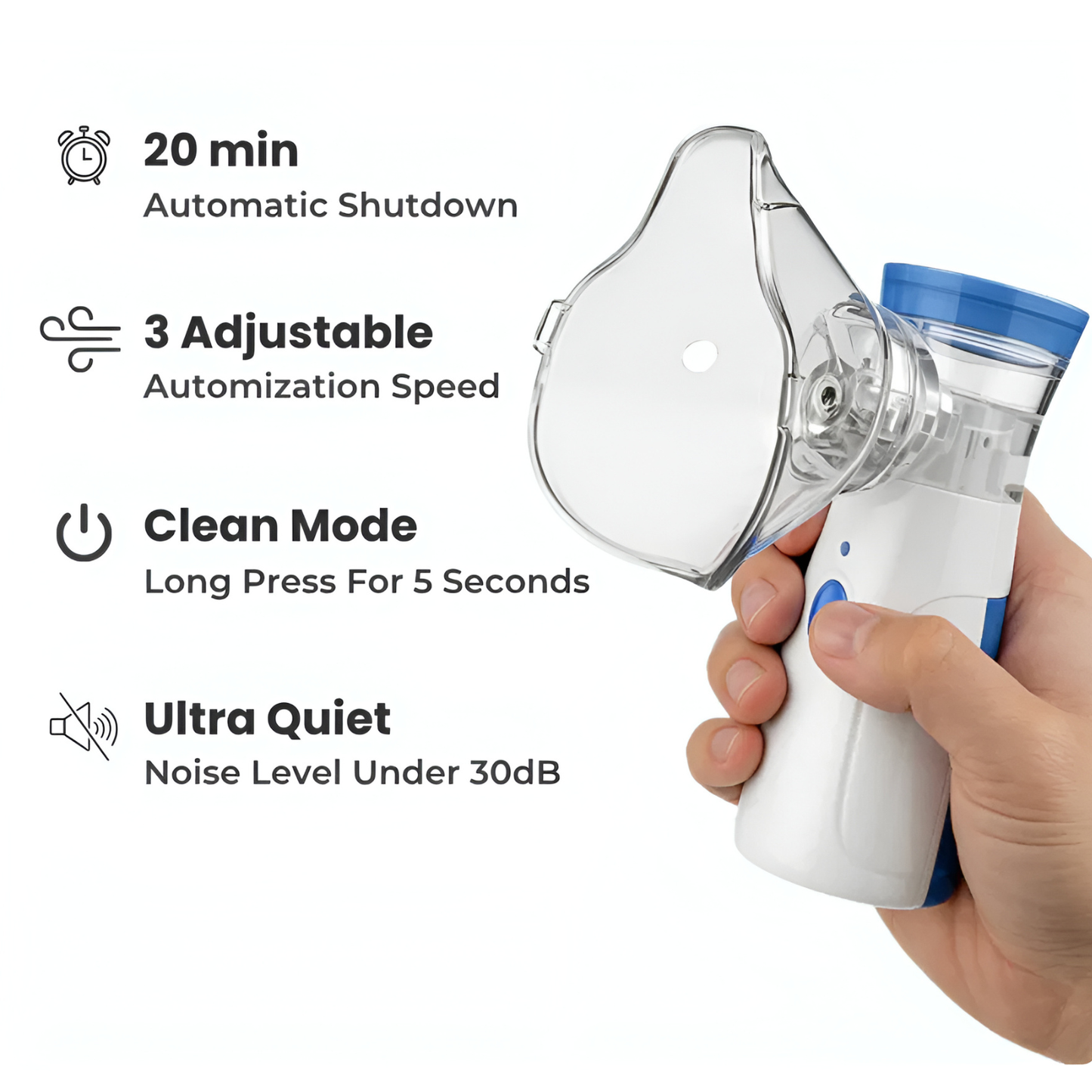 Portable Nebulizer - For Instant Breathing Relief